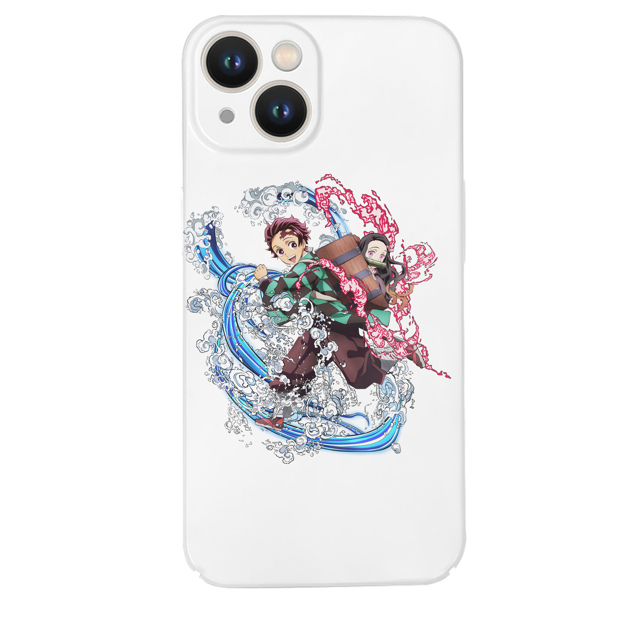 （画像用） 鬼滅の刃（きめつのやいば）竈門 禰󠄀豆子／かまど ねずこ Kamado Nezuko 【iPhone 14シリーズ対応】ハードケース